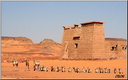 Station de taxi dromadaire devant le temple de Wadi el Seboua